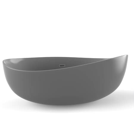 Castello Usa 71" L, 43.5" W, Gray, Solid Surface CB-GM-8015-G